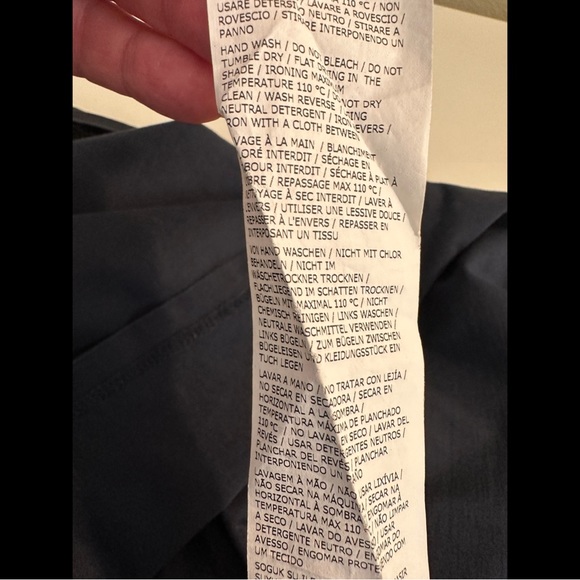 WEEKEND MAXMARA Nerone Bell Sleeve Tee Shirt Top Blouse Blue Mercerized Cotton - Picture 12 of 13